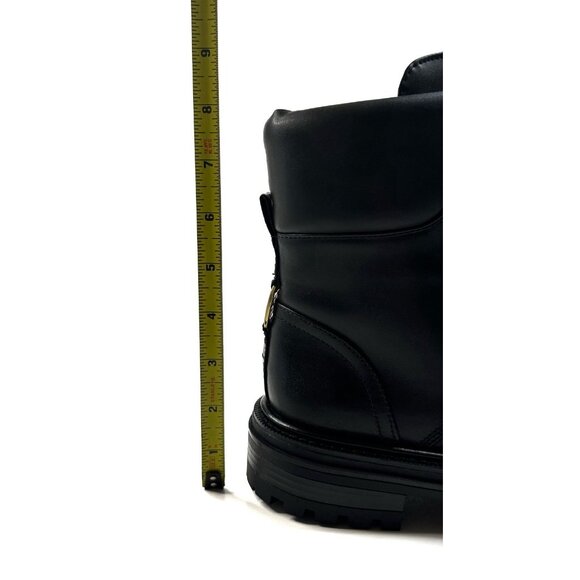 Sam Edelman Aleia Womens Black Leather Lace-Up Combat Boots Size 7M New $200 - Picture 9 of 12